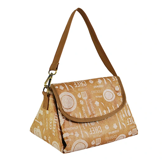  肩带杜邦纸绝缘防漏软质冷藏箱午餐盒