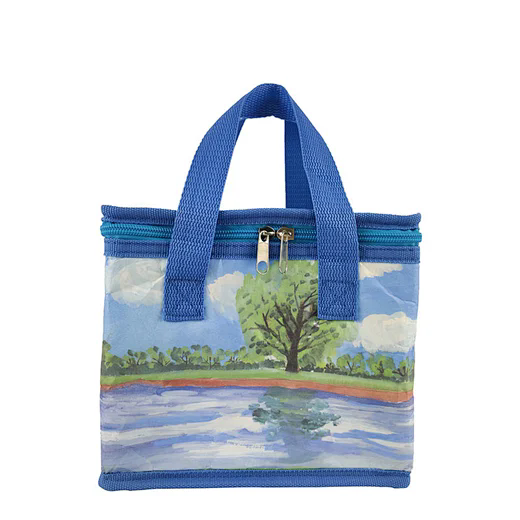  秋季涂鸦艺术杜邦纸隔热冷藏午餐手提包