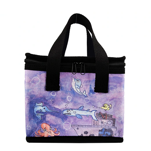  秋季定制拼花涂鸦艺术杜邦纸儿童箱